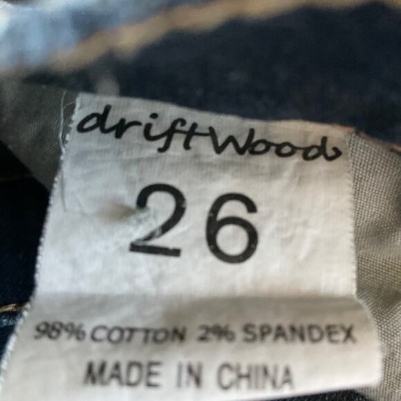 DRIFTWOOD Sundance Embroidered Floral Boho Jeans size 26 - Picture 9 of 15
